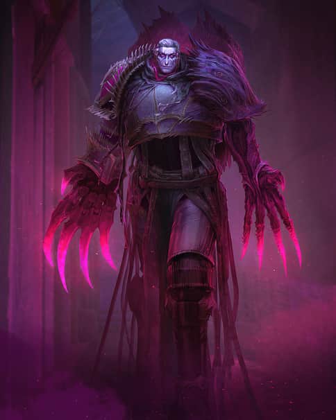 Slaaneshi Raptor by Anastasia Mardumova 
