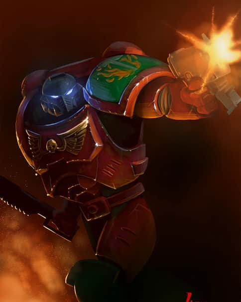 Space Marine by Lloyd Duncan 