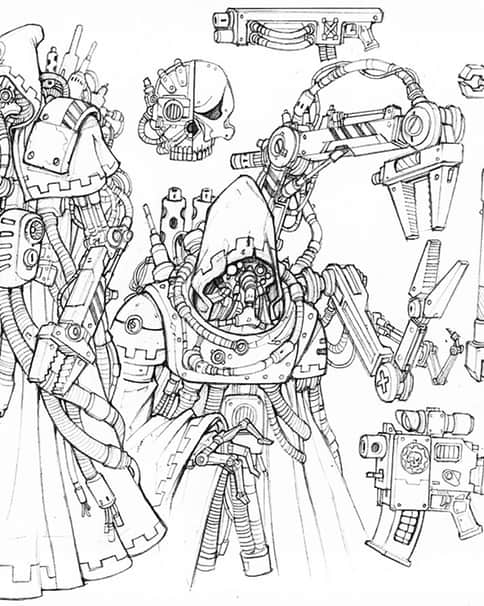 Tech-Priest Engine Seer by Lieqi Hun 