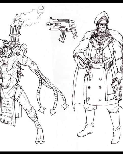 Warhammer Characters by Lieqi Hun 