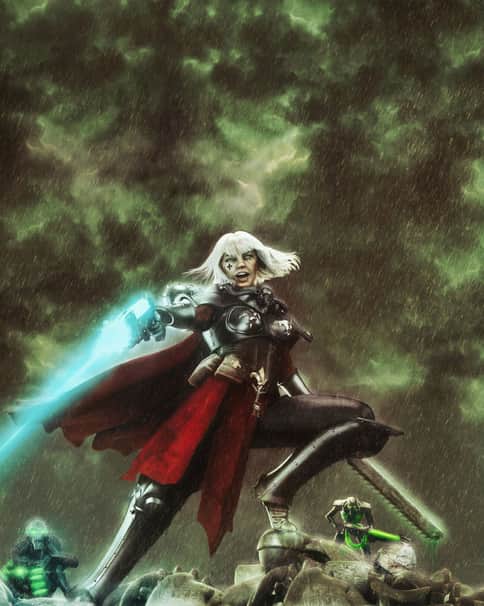 Lone Adepta Sororitas by Alex Valkyrie 