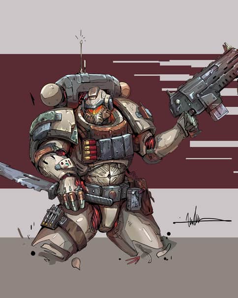 Space Marine by Albert Sargsyan 