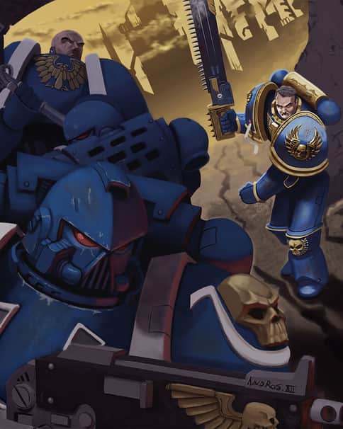 Space Marines by Andros Martinez 