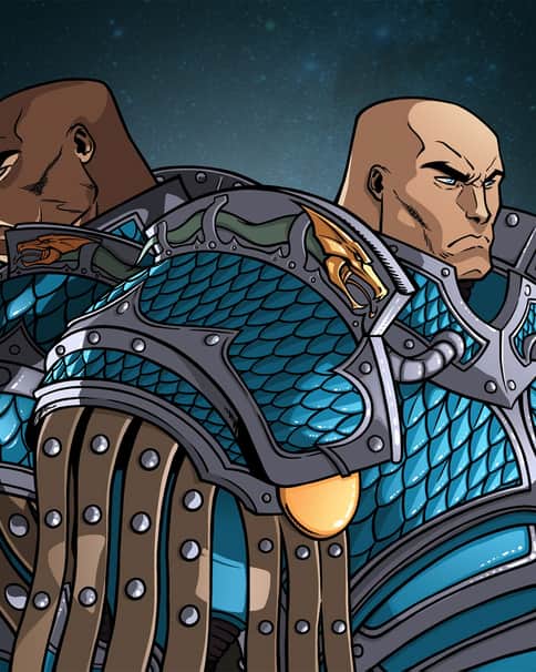 Alpharius Omegon by Giulio Fanfoni 