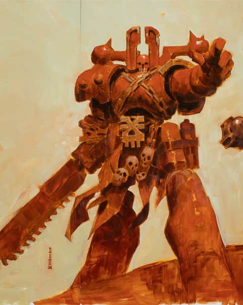 Khorne Berzerker by Edward Delandre 