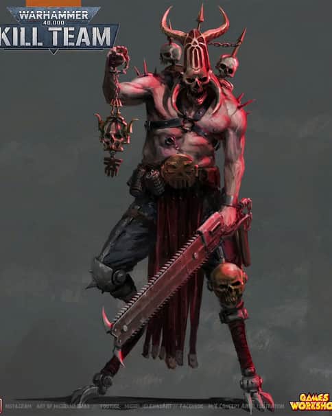 Khorne Cultist by Miguel Iglesias 