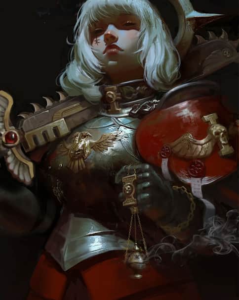 Sister of Battle by Ivan Ginfrol 