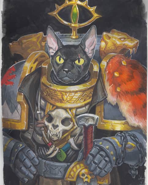Space Cats Legion by Darya Rudakova 