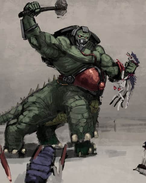 Zoat vs Tyranids by Mister Nester 
