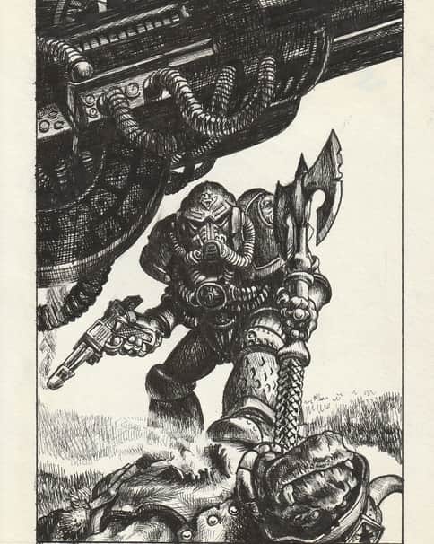 Blood Angel Techmarine by Paul Bonner
