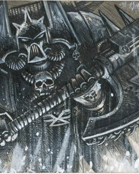 Chaos Space Marine by Des Hanley 