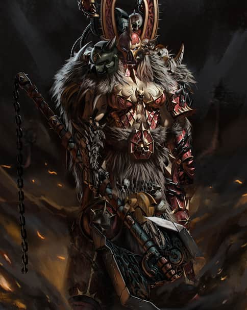 Female Khorne Berserk by Samo TGR 