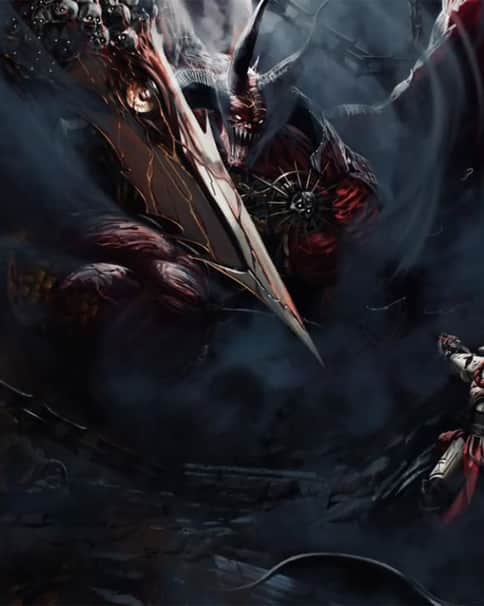 Fighting a Daemon by Samo TGR 