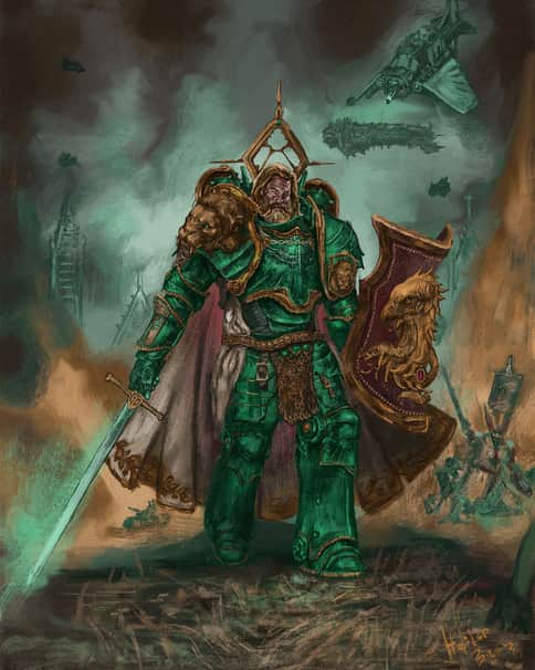 Lion El’Jonson by Heitor Braz 