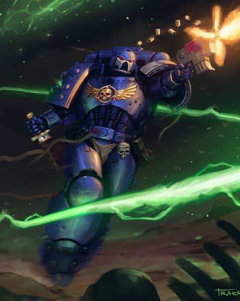 Space Marine by Salvador Trakal 