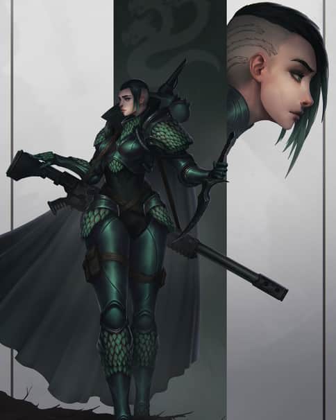 Alpha Legion Fallen Sister by Andrei Kiselev 