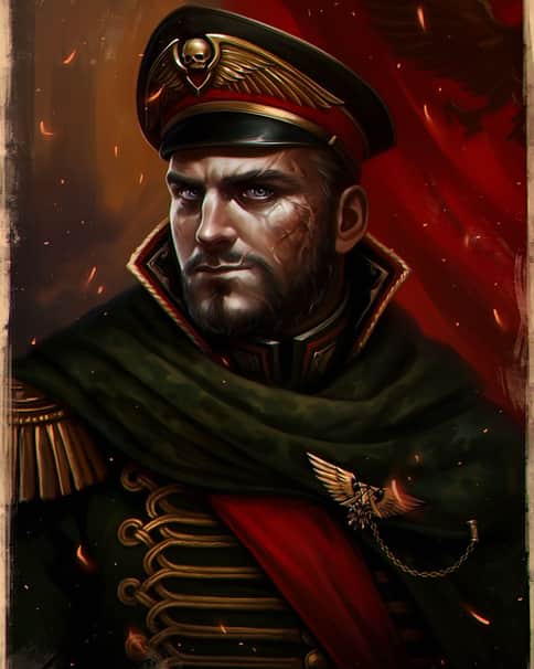 Commissar Frederick Drake by Veronica Anrathi 