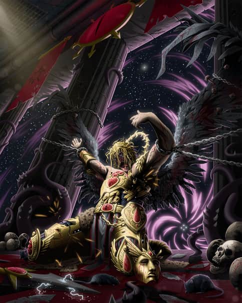 Death of Sanguinius by Oscar Torres 