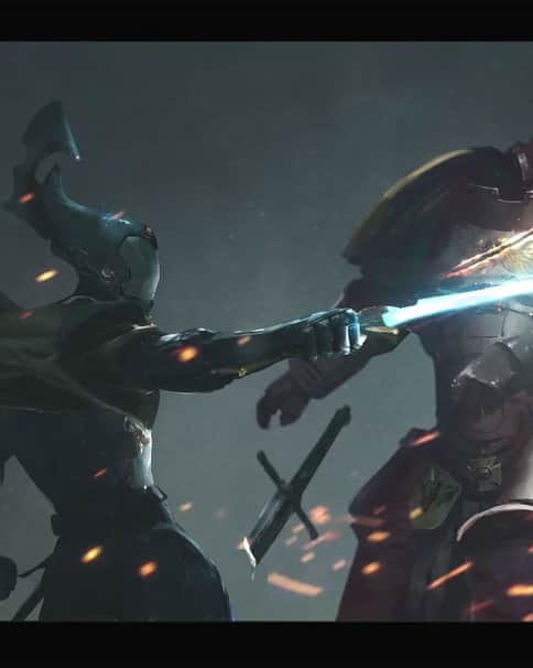 Farseer vs Space Marine by Richard Bagnall Farseer vs Space Marine by Richard Bagnall