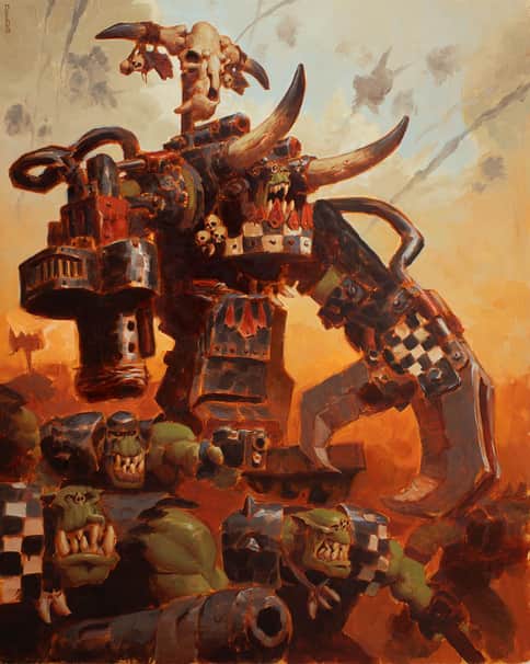 Ghazghkull Thraka by Edward Delandre 