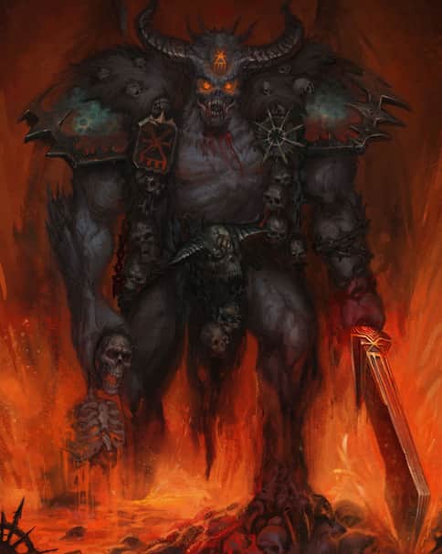 Khorne Daemon by Yaroslav Lotsmanov 