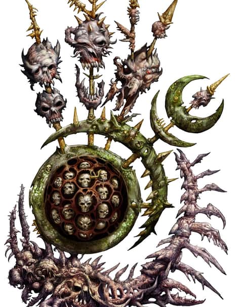 Slaanesh Banner by Kev Crossley