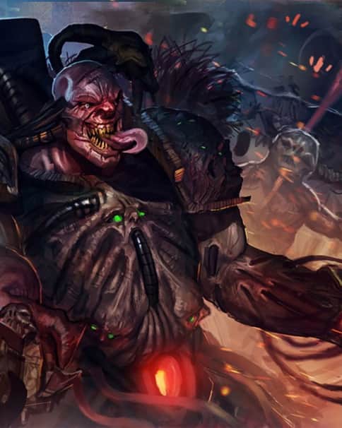 Chaos Space Marine by Gwalchmai Joshua Doran 