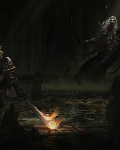 Guiliman vs Fulgrim by Gwalchmai Joshua Doran 