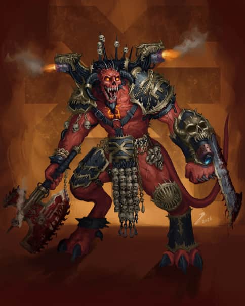 Khorne Prince by Brandon Chen 