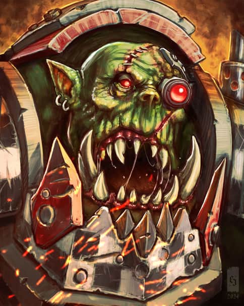 Ork Warboss by Erik Appelqvist Vidal 