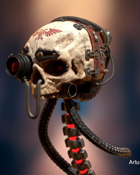 Servo Skull by Artur Montserrat