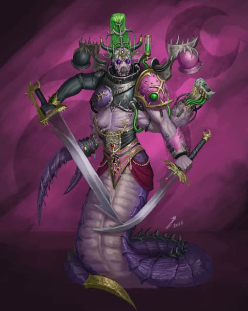 Slaanesh Prince by Brandon Chen 