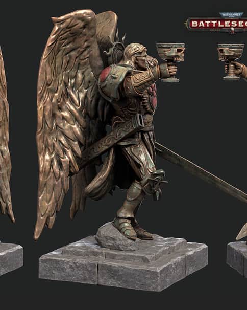 Statue of Sanguinius by Josiah Ward
