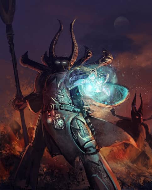 Tzeentch Marine by Marijn van Bekkum 