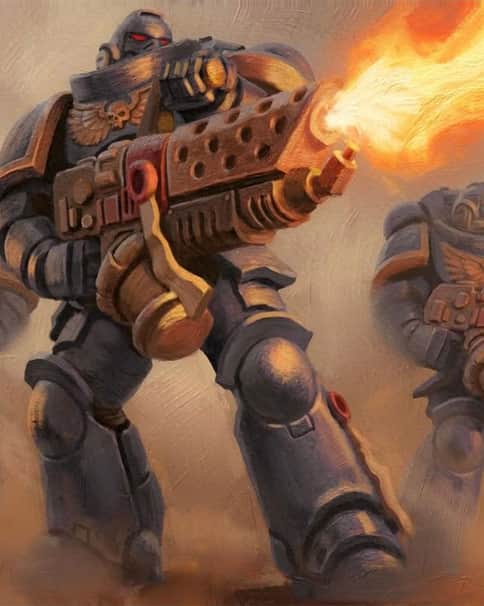 Ultramarine Infernus Squad by Luke Serrano 