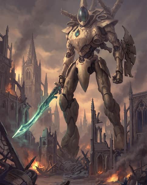 Wraithknight by Luke Serrano 