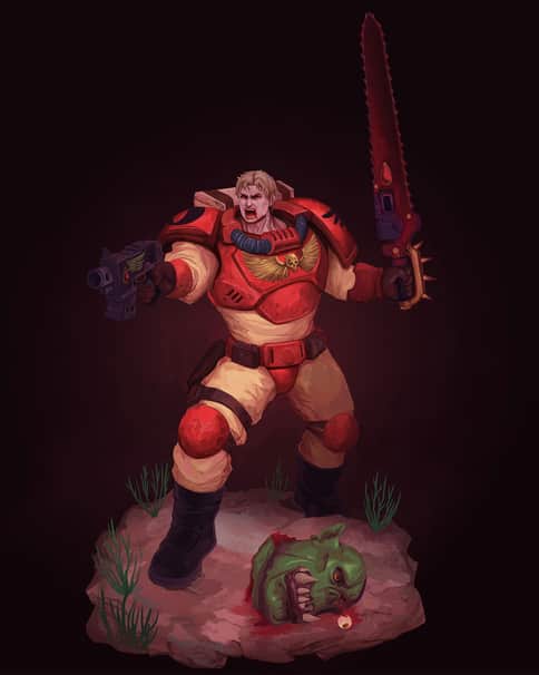 Blood Angel Scout by Wallace Mave 