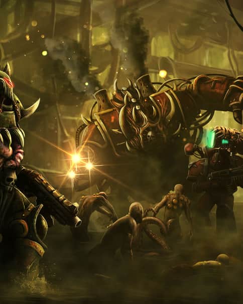 Death Guard vs Word Bearers by Maclain Rowston 
