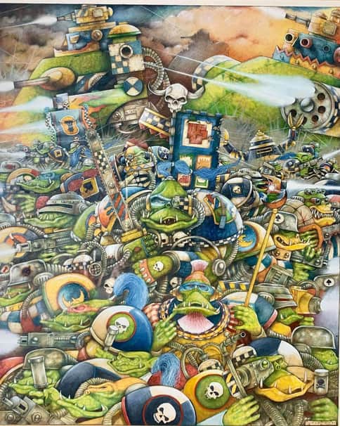 Waaargh Orks by Wayne England