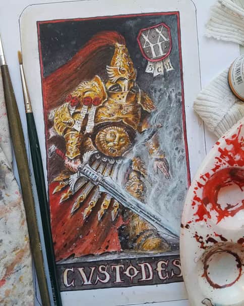 Adeptus Custodes by Christian Schwager 