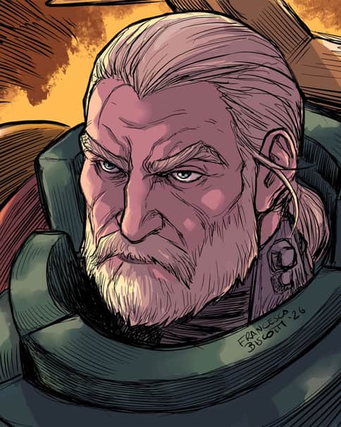 Lion El'Jonson by Francesca Biscotti 