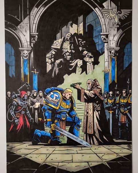 The Anointing by Dawid Waśniewski 