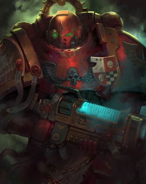 Blood Angel Captain by Jerry Padilla 