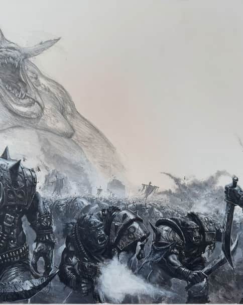 Chaos Orks by Karl Kopinski 