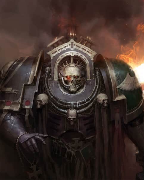 Dark Angels Chaplain by Mykyta Vasilchuk 