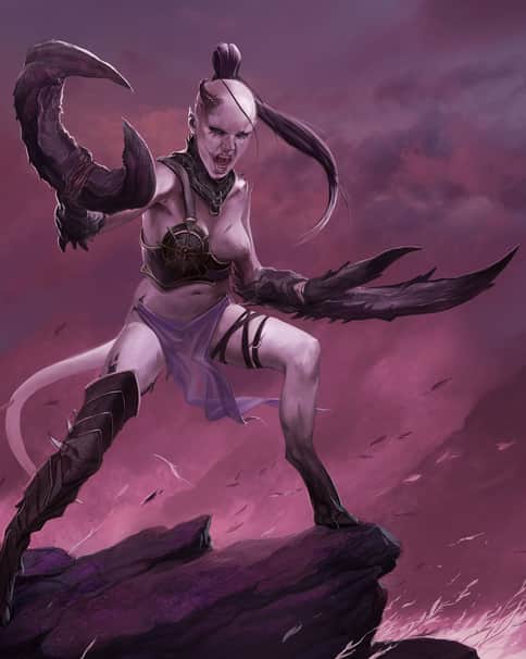 Slaanesh Deamon by Stephen Mabee Slaanesh Deamon by Stephen Mabee