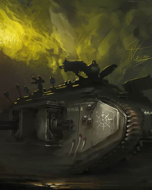 Traitor Guardsmen Land Raider by Naznamy