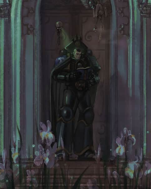 Ultramarine Chaplain by Natali Mashinsky Ultramarine Chaplain by Natali Mashinsky