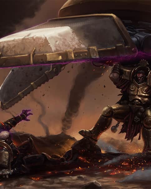 Word Bearers had fallen by Salvador Trakal 