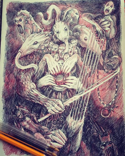 Balladeer Cellist by Òscar Zurdet 
